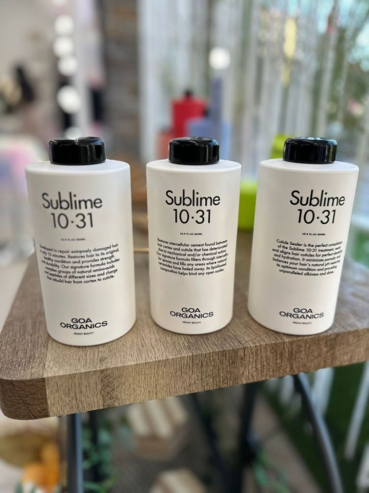 Tratamiento Sublime 10.31 Goa Organics para reconstruir el cabello